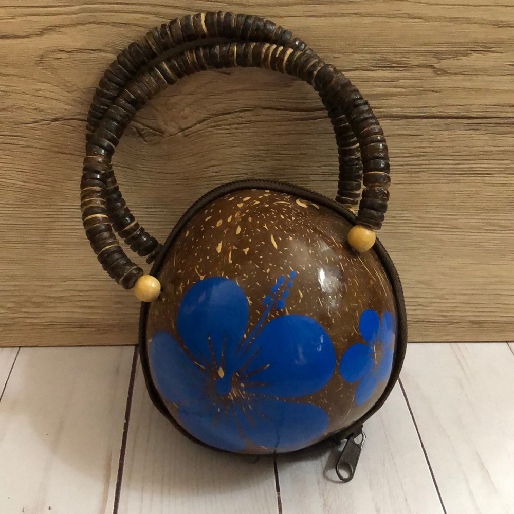 Vintage Coconut Shell Handbag